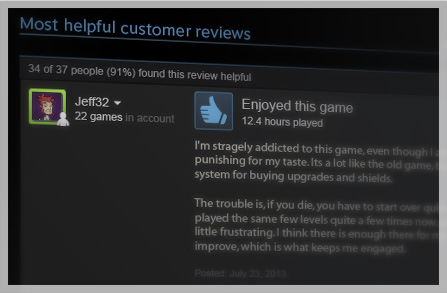 Steam agora conta com sistema de reviews - Meio Bit